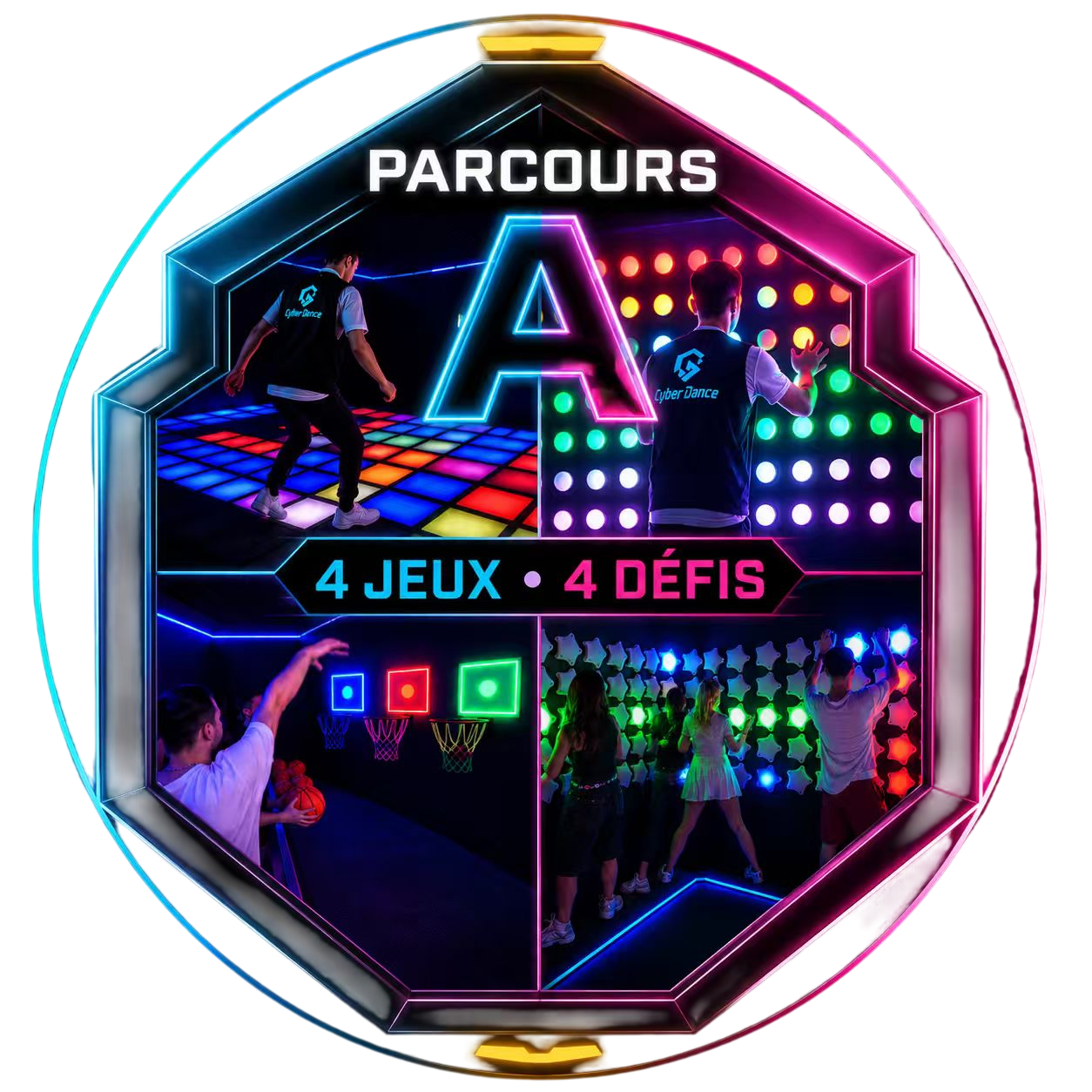 Parcours A — 4 jeux, 4 défis