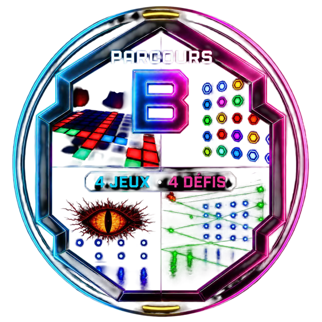 Parcours B — 4 jeux, 4 défis