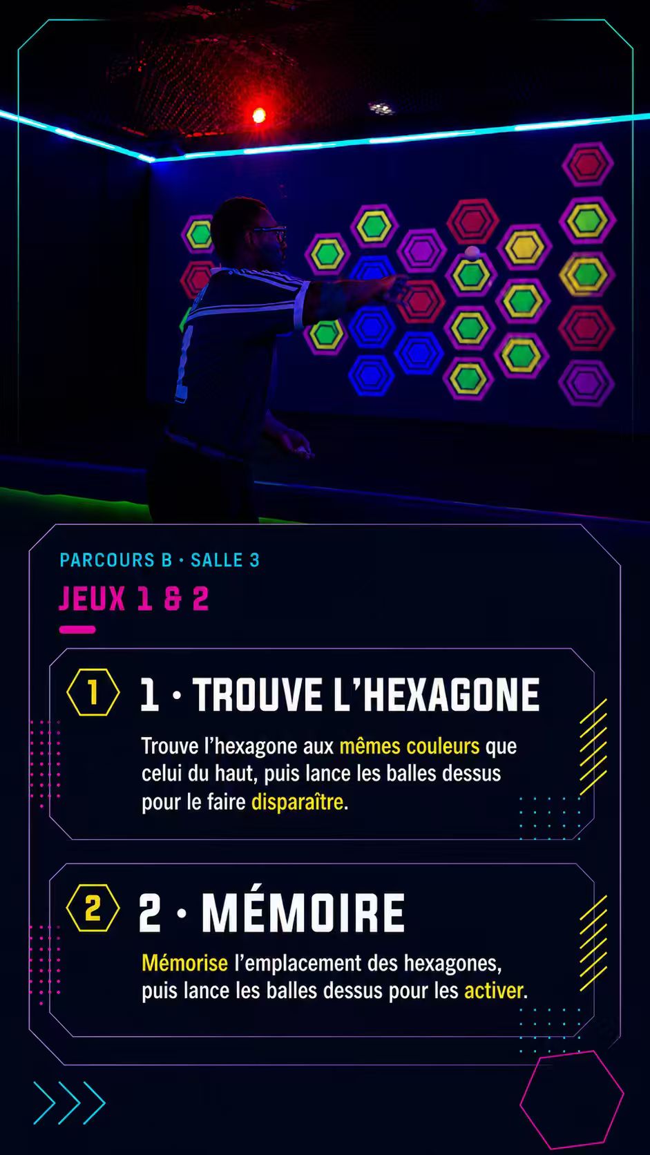 Jeux 1 & 2 - Hexagones