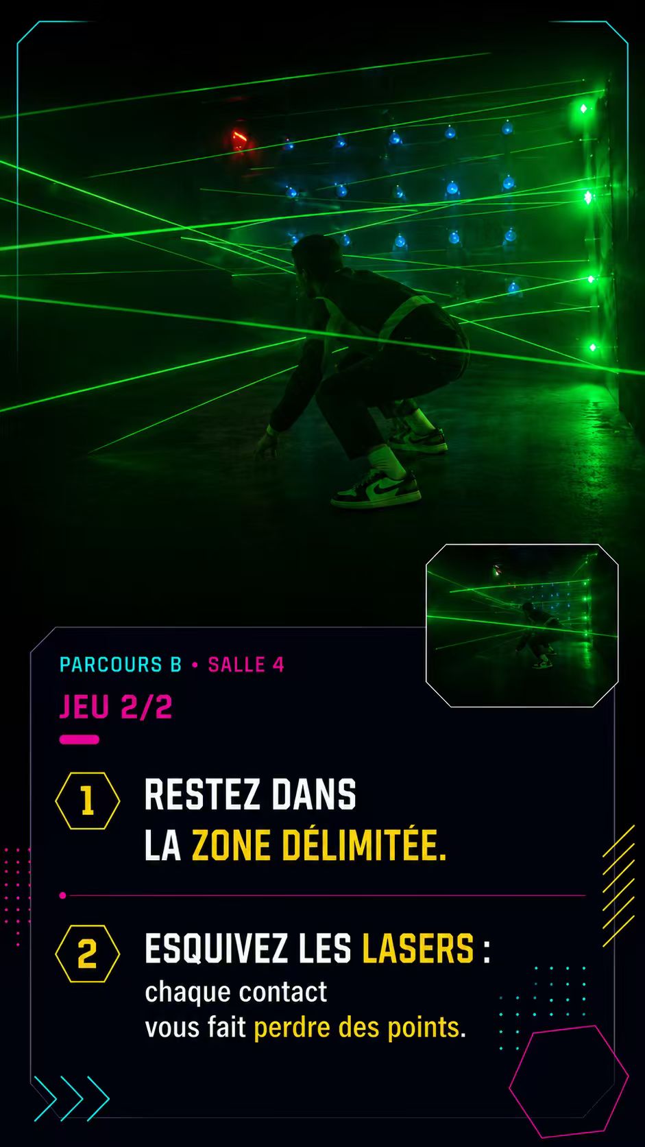Jeu 2/2 - Zone délimitée